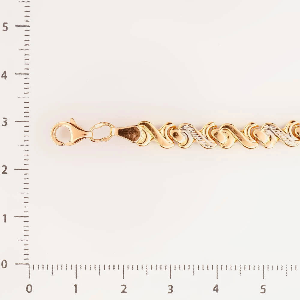 Браслет из красного золота 585 пробы