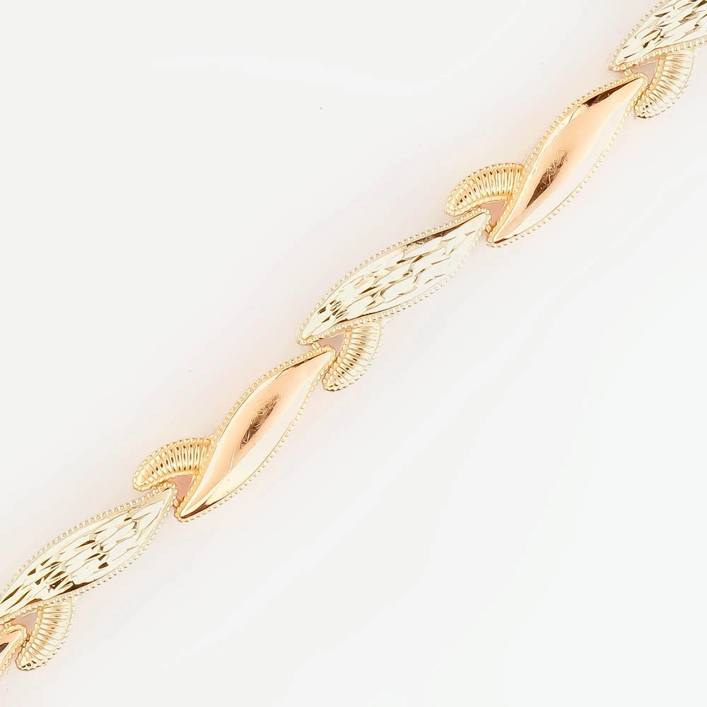 Браслет из красного золота 585 пробы