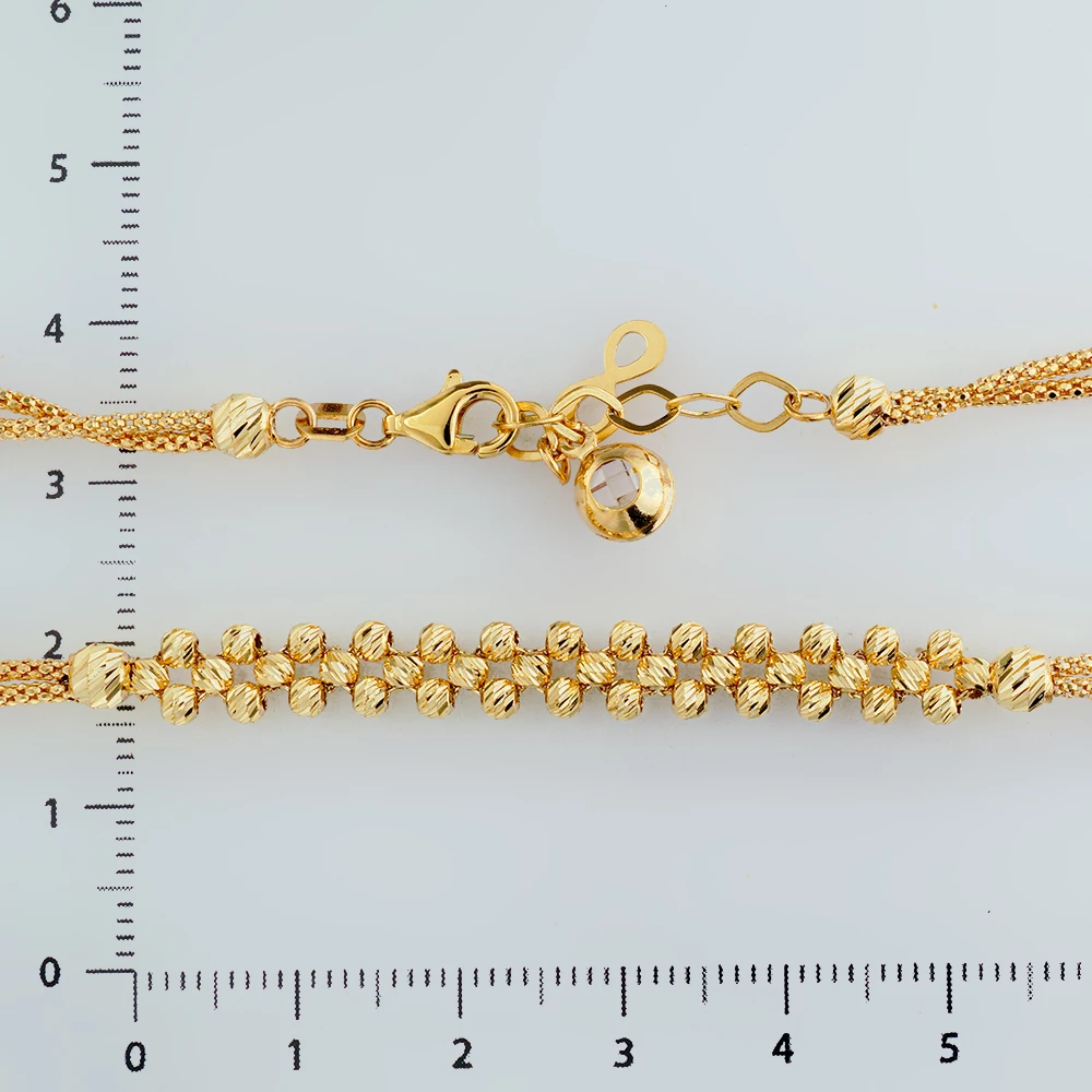 Браслет из желтого золота 585 пробы