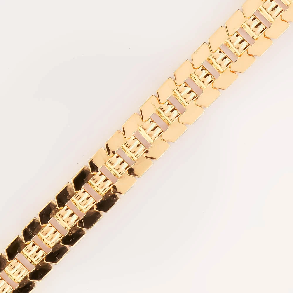 Браслет из красного золота 585 пробы