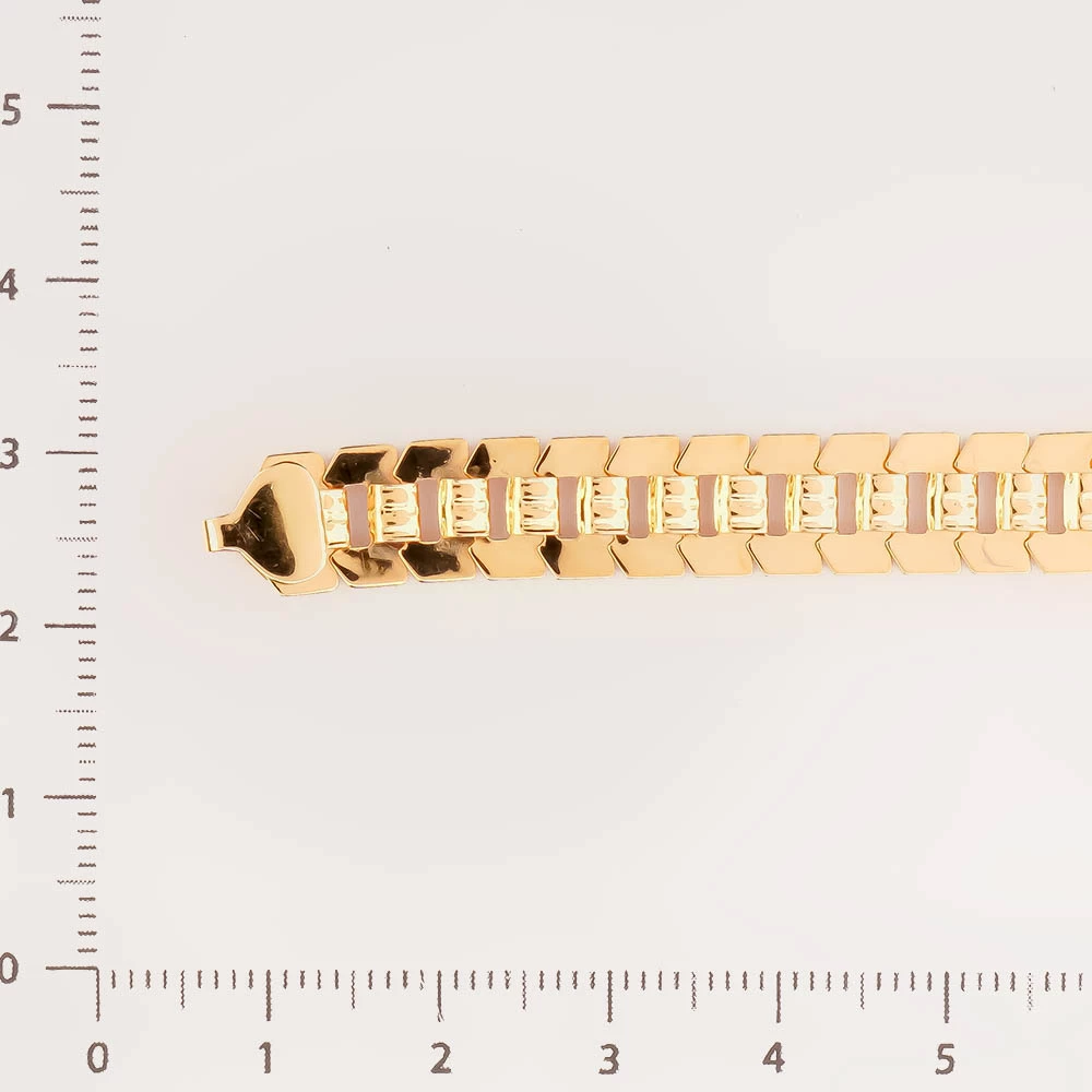 Браслет из красного золота 585 пробы