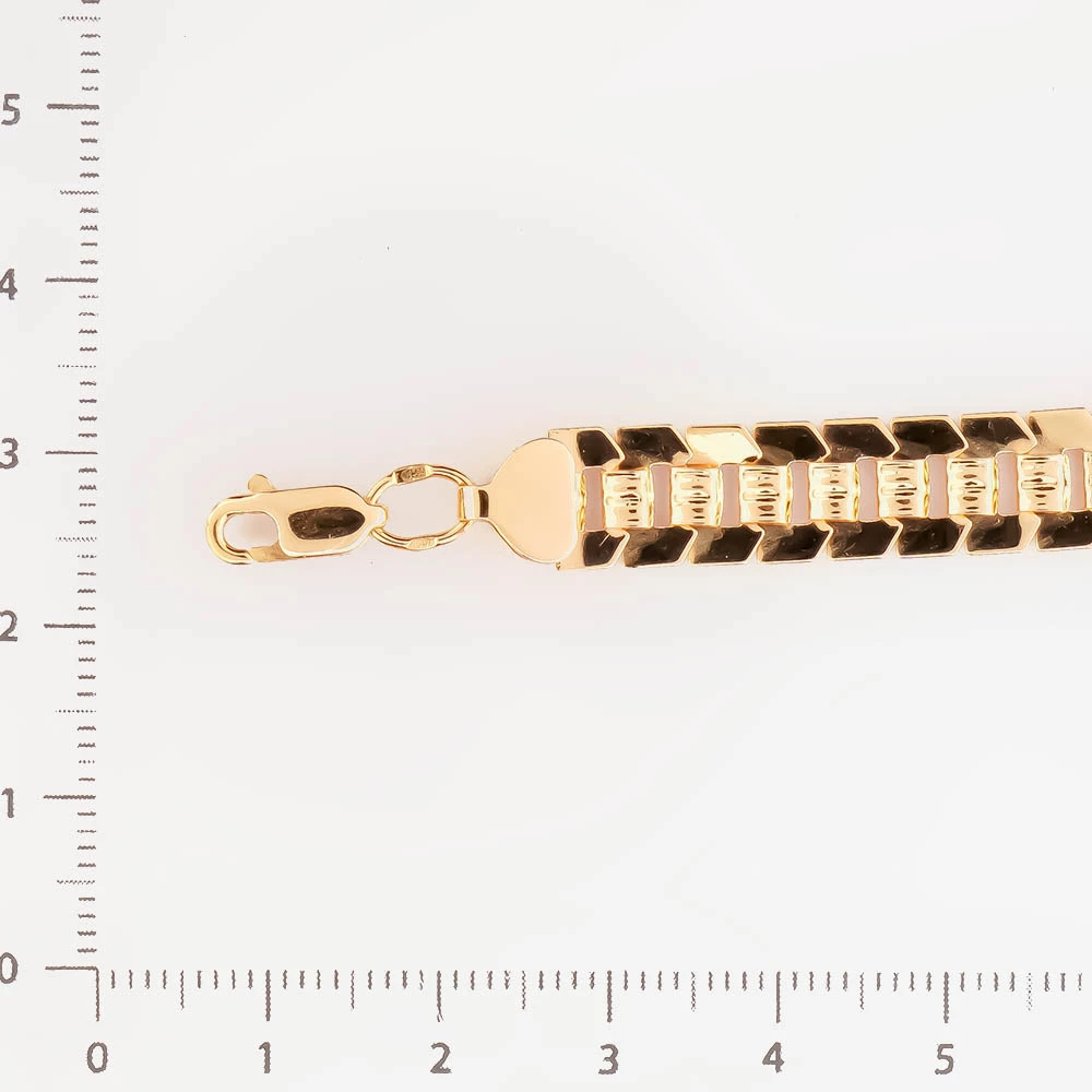 Браслет из красного золота 585 пробы