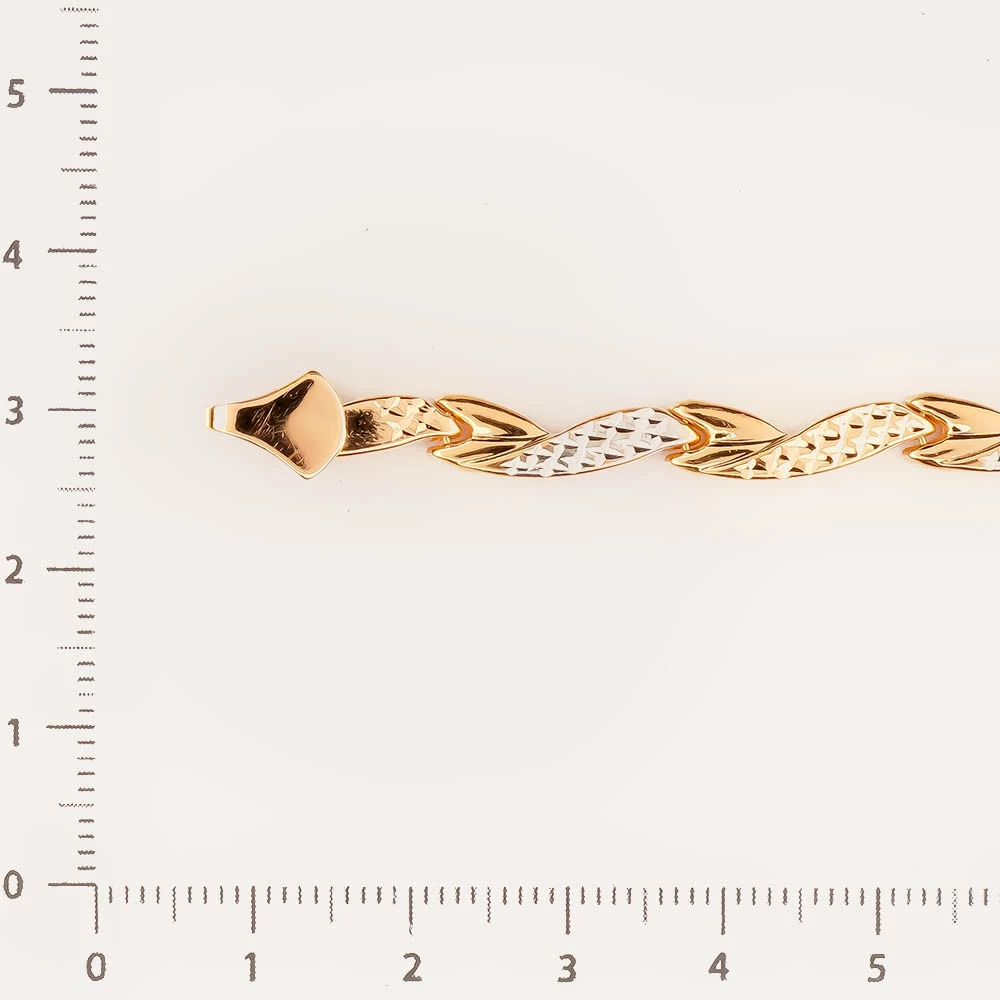 Браслет из красного золота 585 пробы