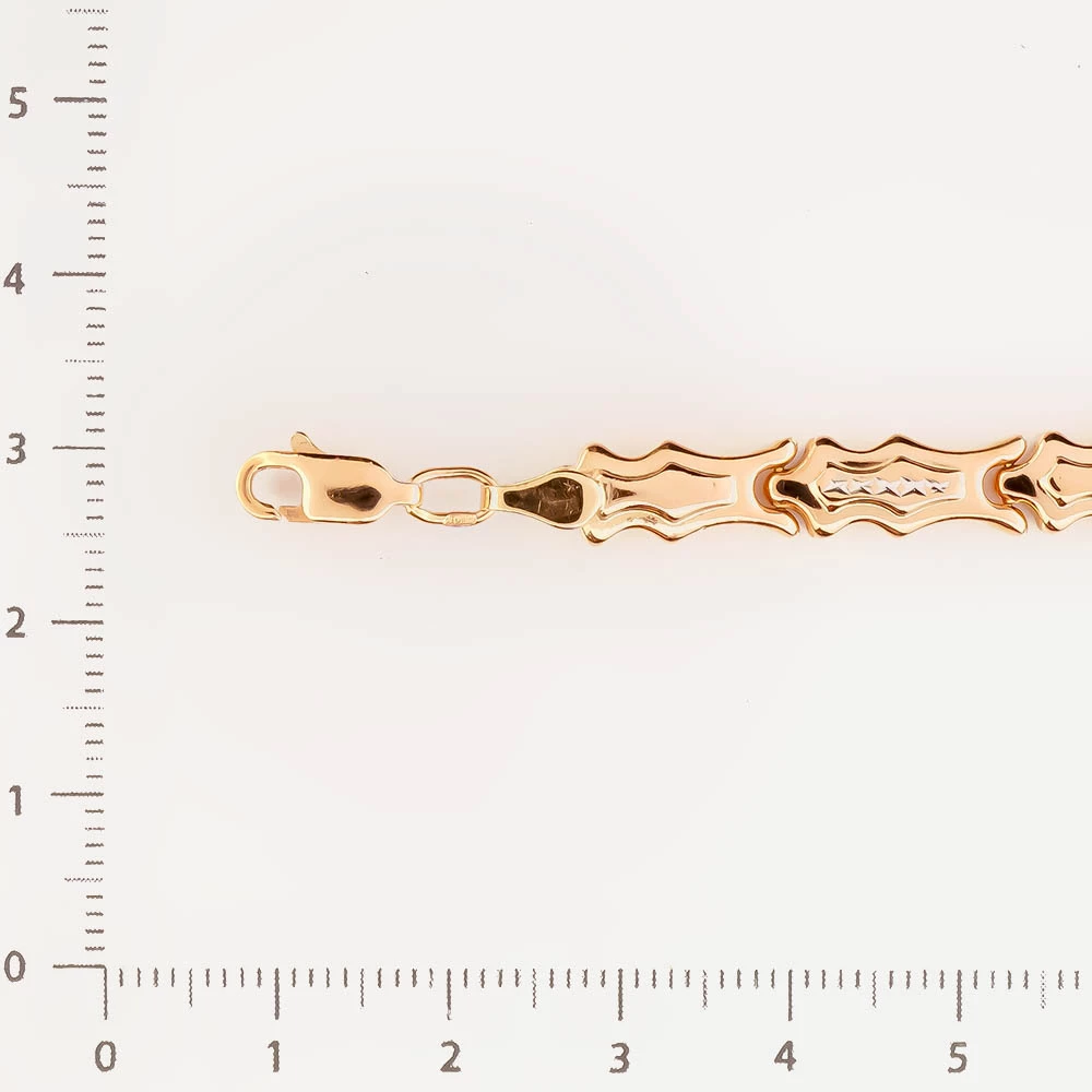 Браслет из красного золота 585 пробы