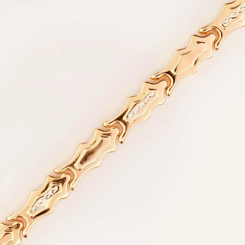 Браслет из красного золота 585 пробы