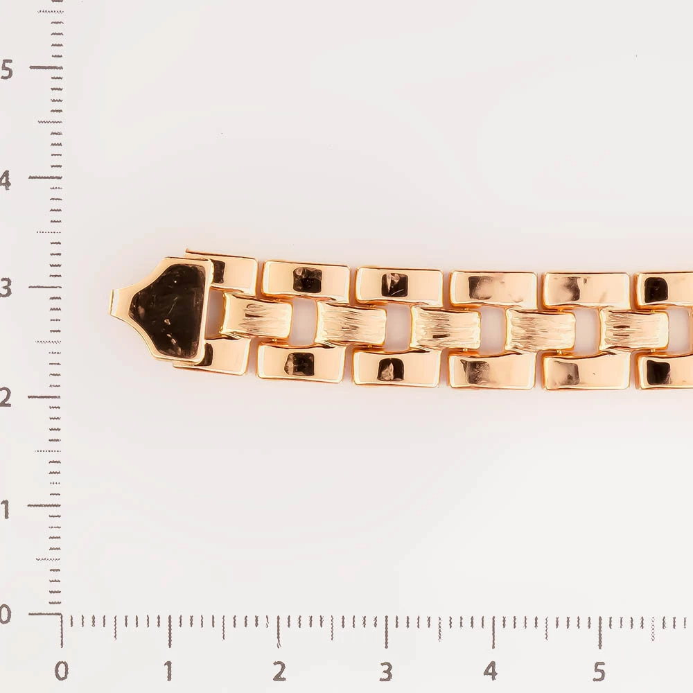 Браслет из красного золота 585 пробы