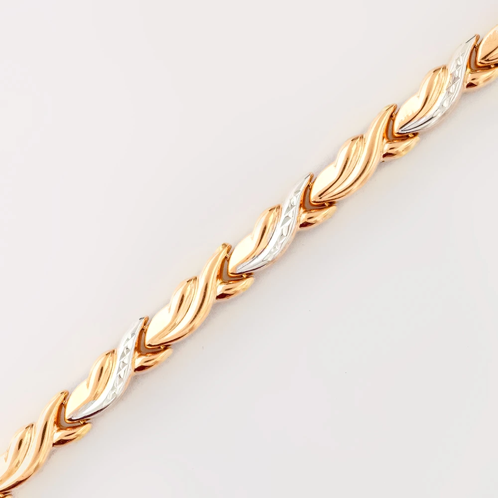 Браслет из красного золота 585 пробы