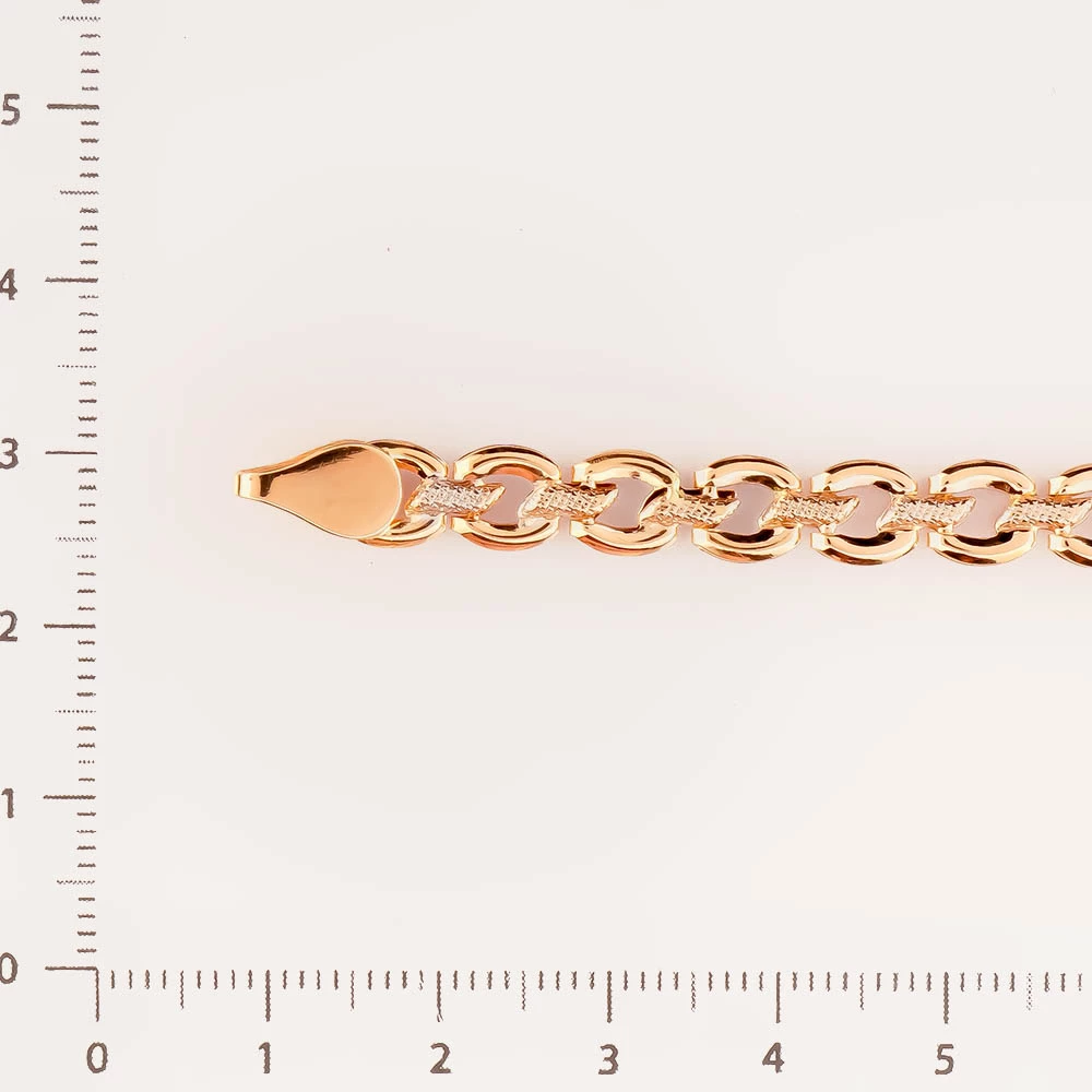 Браслет из красного золота 585 пробы