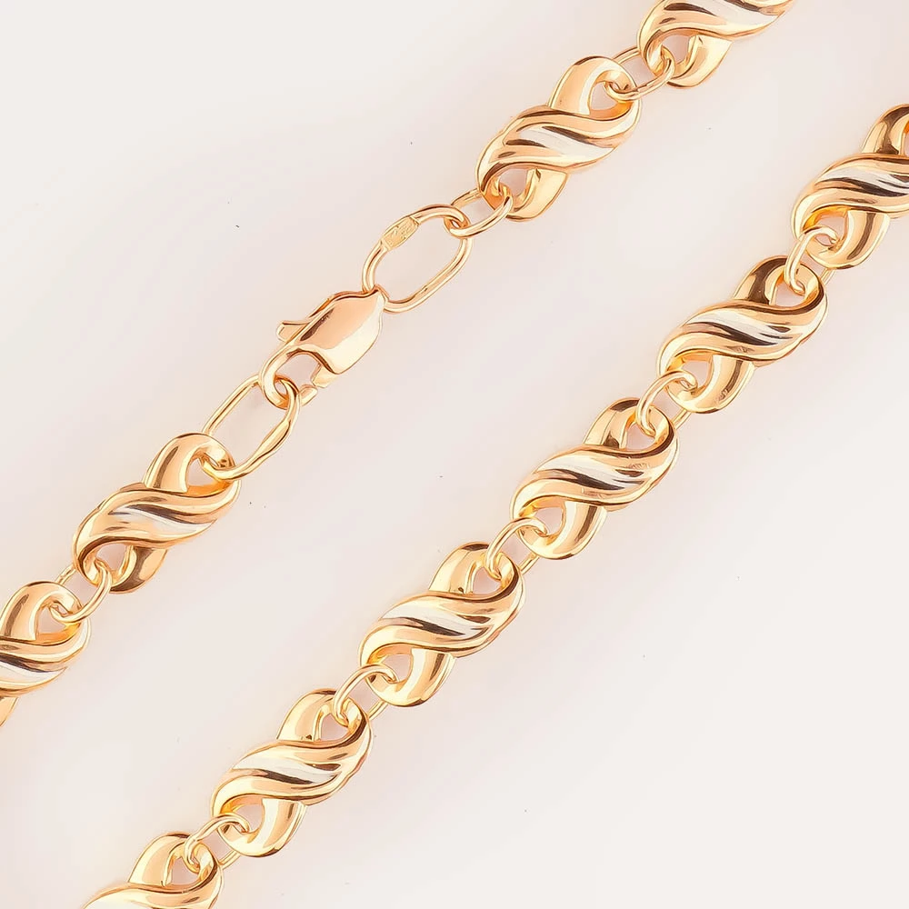 Браслет из красного золота 585 пробы