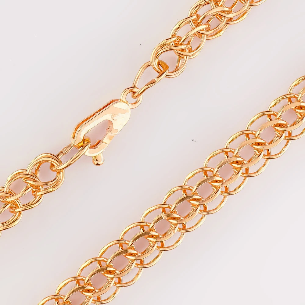 Браслет из красного золота 585 пробы