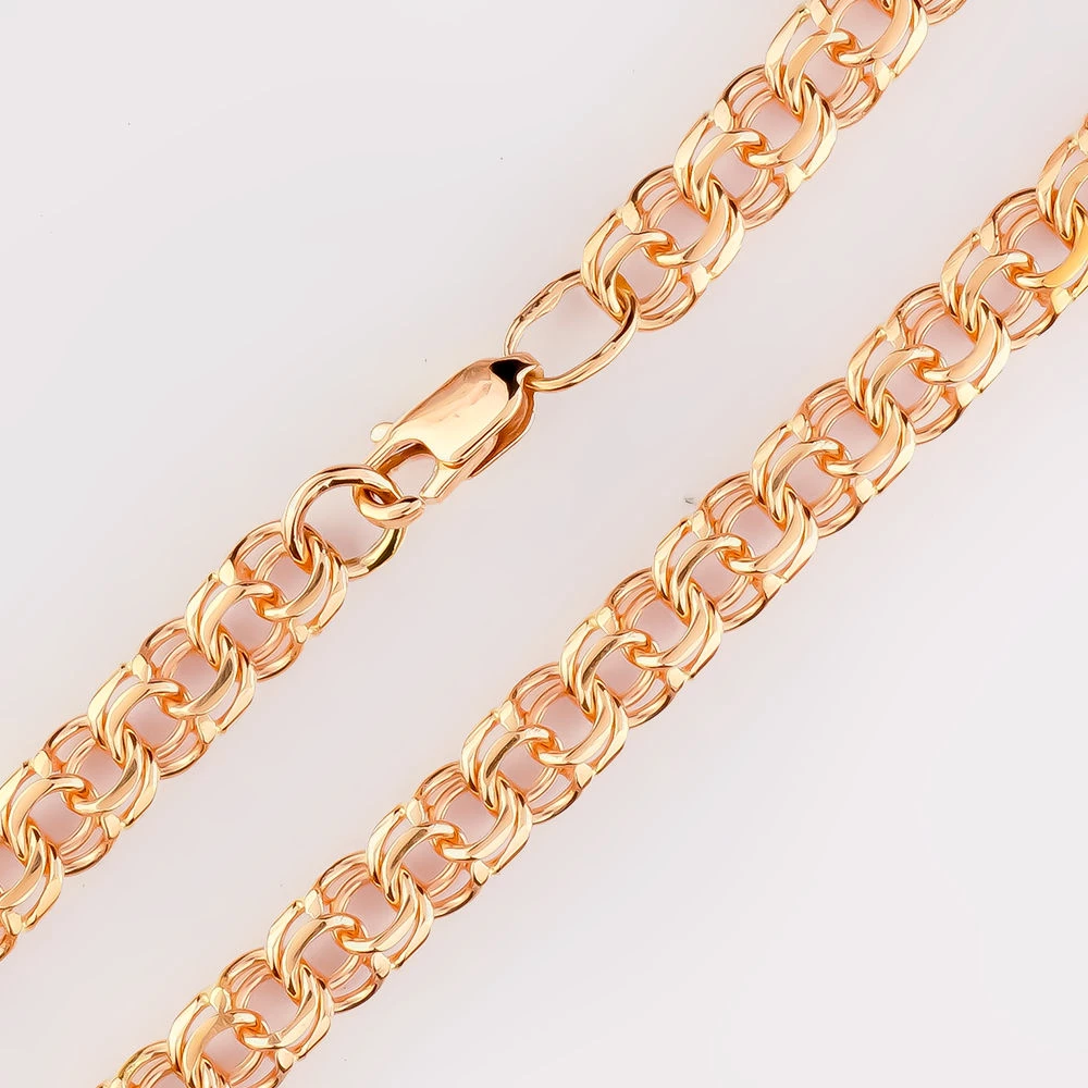 Браслет из красного золота 585 пробы