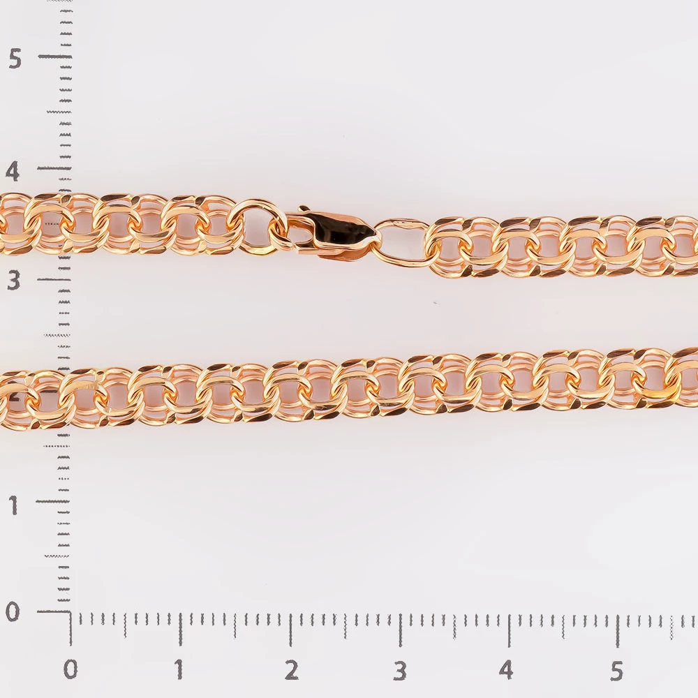 Браслет из красного золота 585 пробы