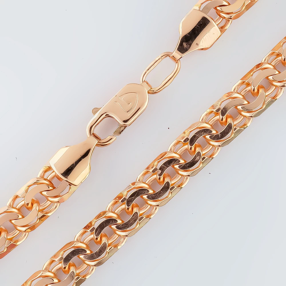 Браслет из красного золота 585 пробы