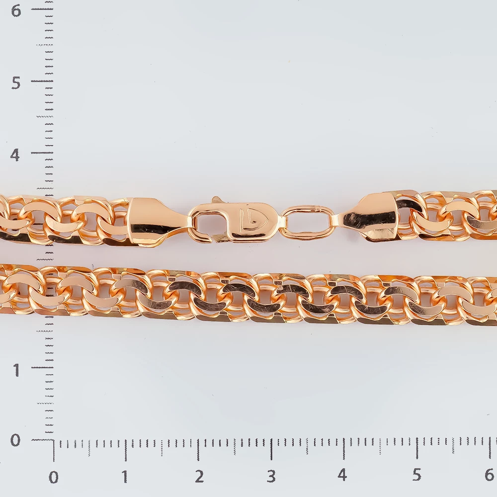 Браслет из красного золота 585 пробы