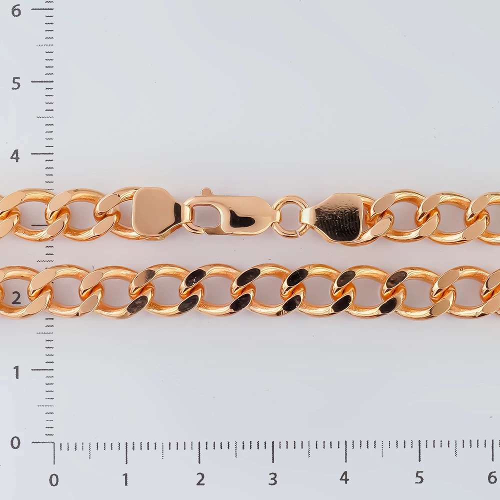 Браслет из красного золота 585 пробы