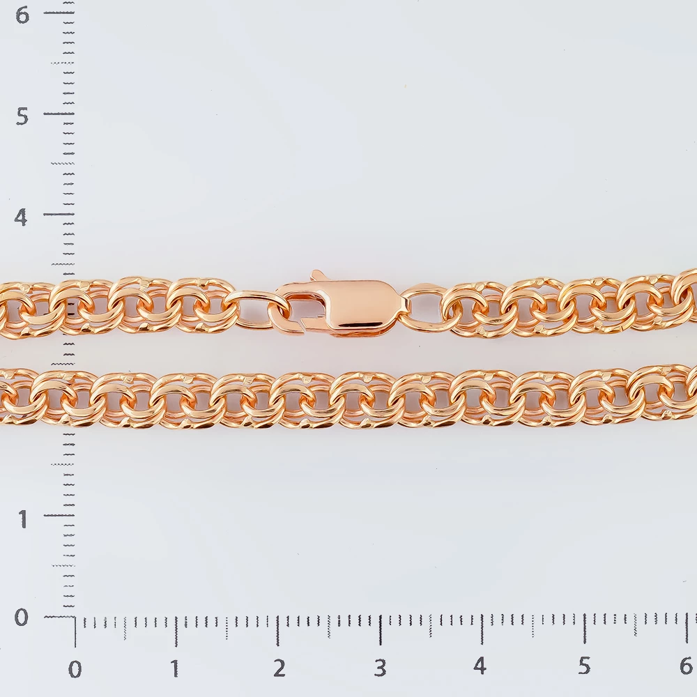 Браслет из красного золота 585 пробы