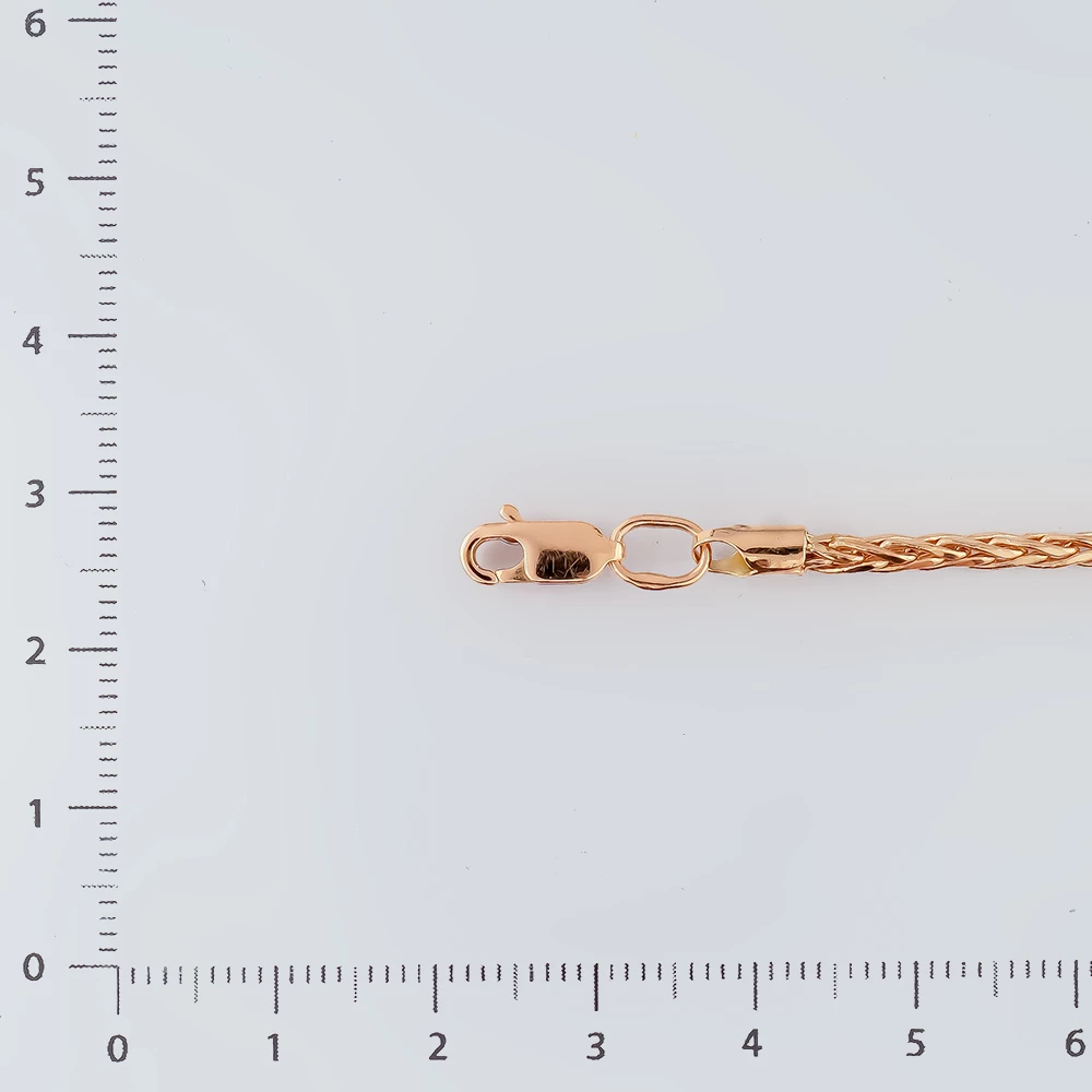 Браслет из красного золота 585 пробы