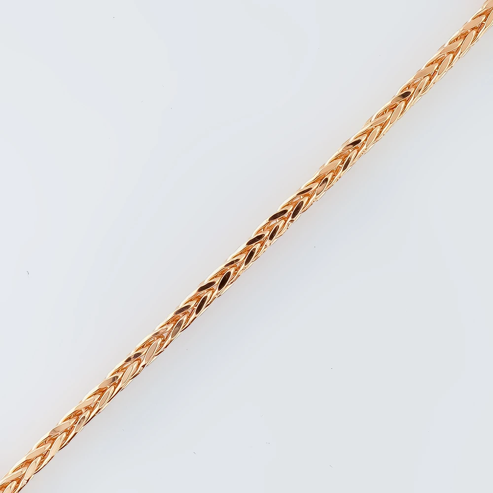 Браслет из красного золота 585 пробы