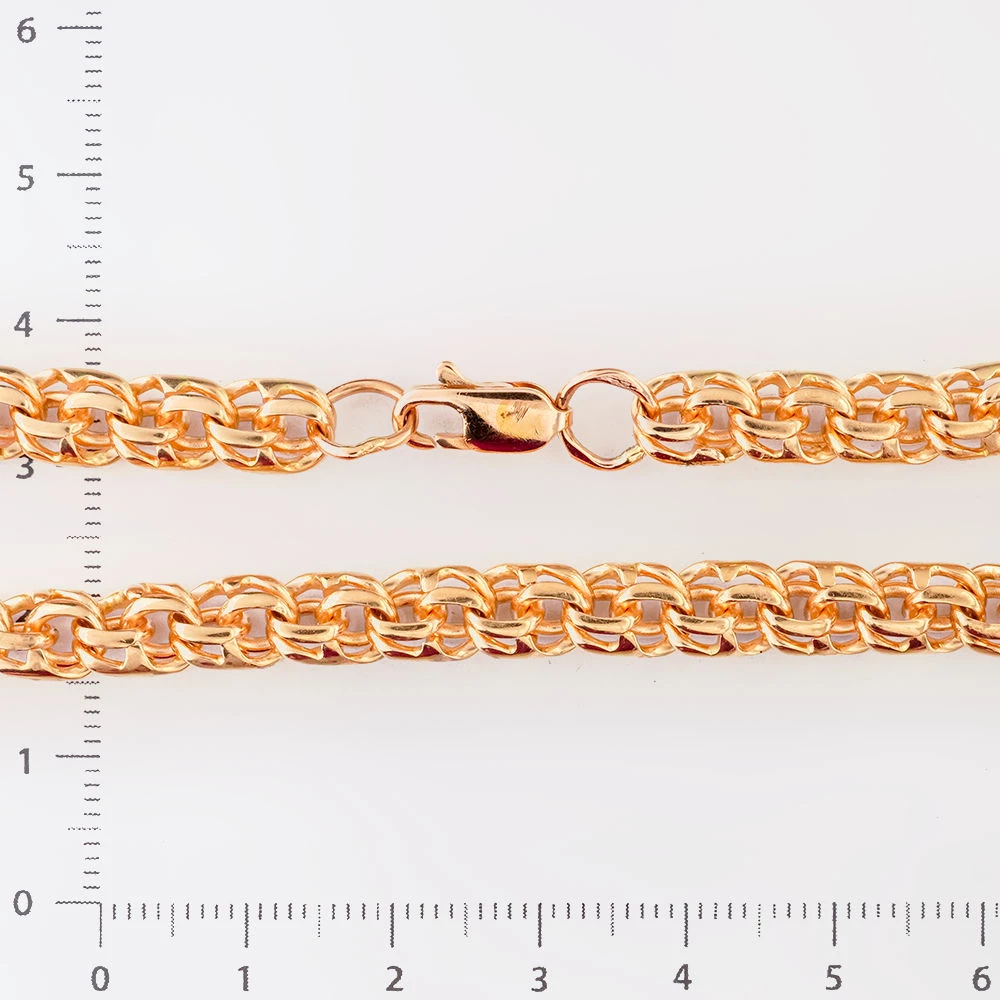 Браслет из красного золота 585 пробы