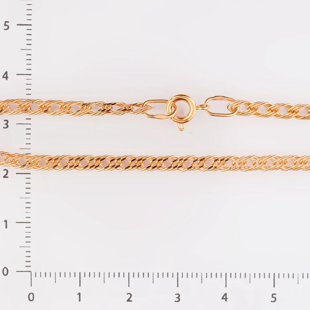 Браслет из красного золота 585 пробы