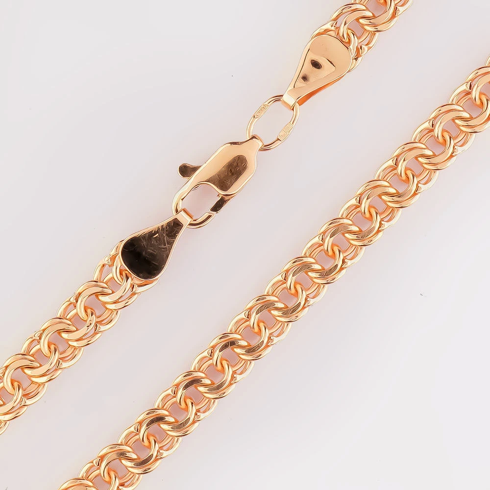 Браслет из красного золота 585 пробы