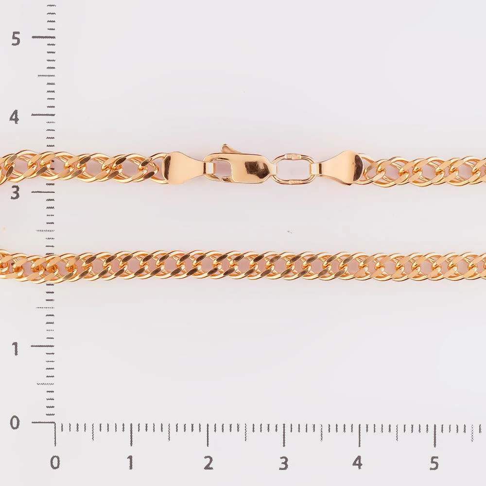 Браслет из красного золота 585 пробы