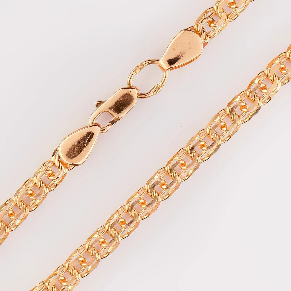 Браслет из красного золота 585 пробы