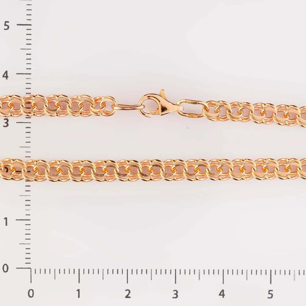 Браслет из красного золота 585 пробы