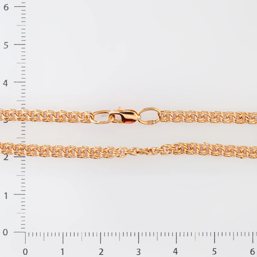 Браслет из красного золота 585 пробы