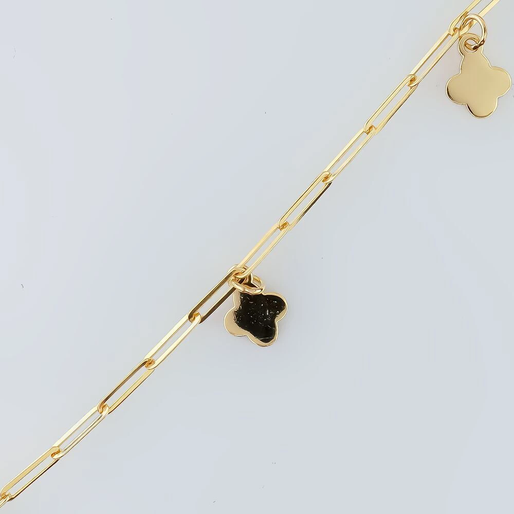 Браслет из желтого золота 585 пробы