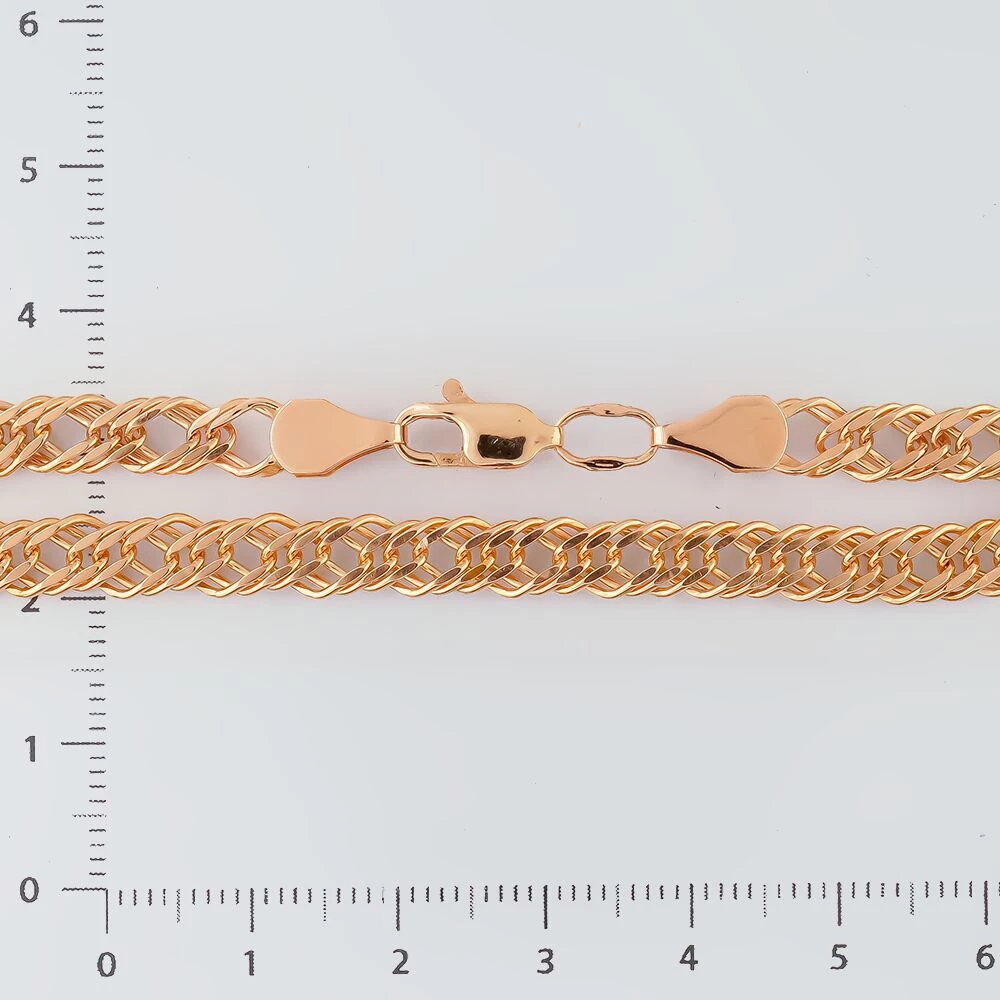 Браслет из красного золота 585 пробы