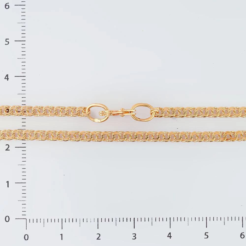 Браслет из красного золота 585 пробы