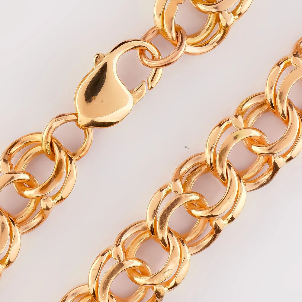 Браслет из красного золота 585 пробы