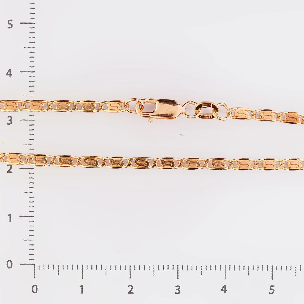 Браслет из красного золота 585 пробы