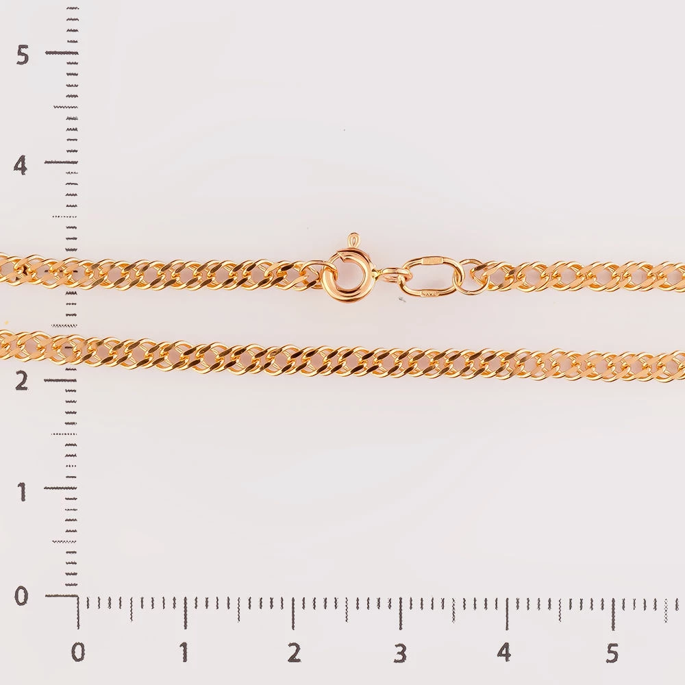 Браслет из красного золота 585 пробы