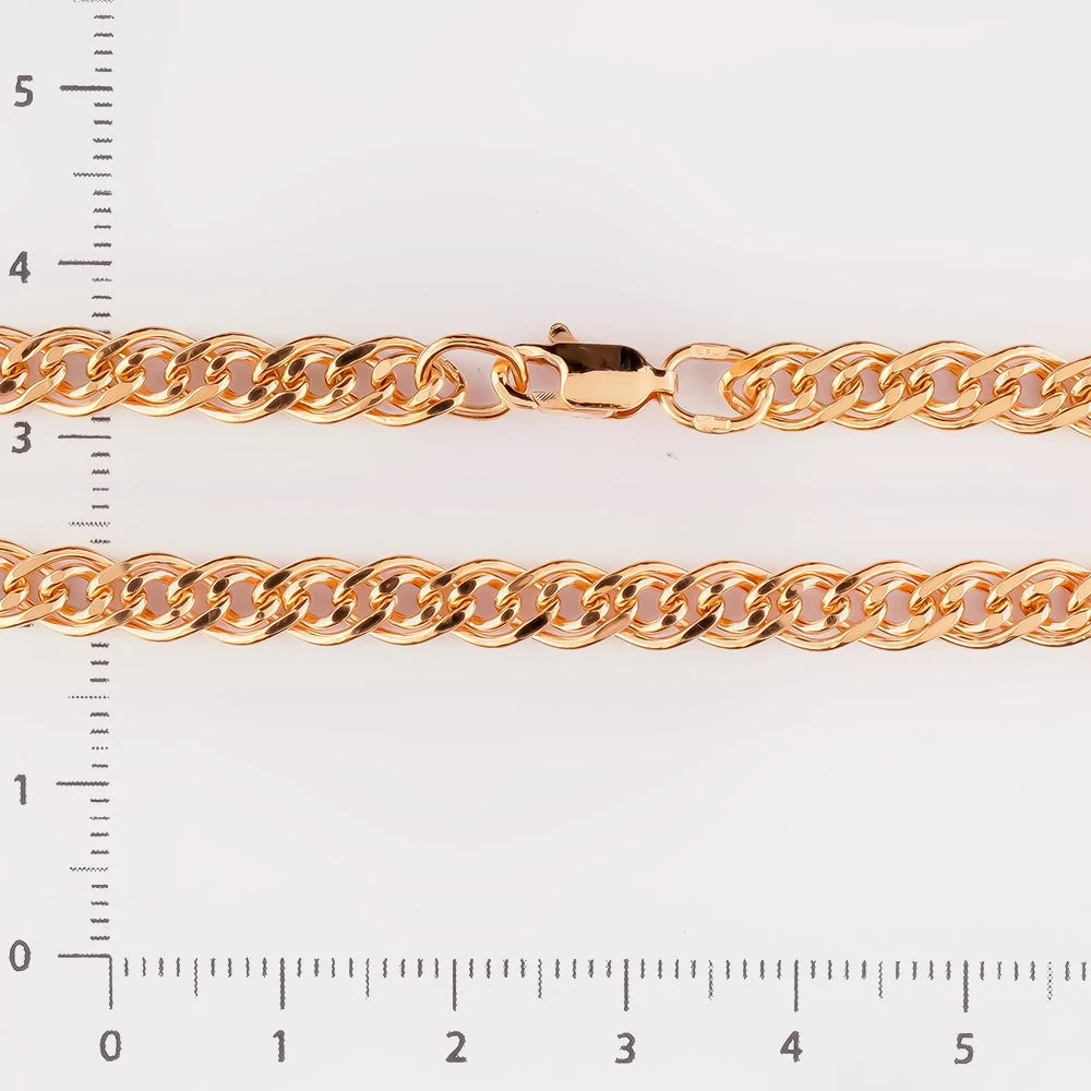 Браслет из красного золота 585 пробы