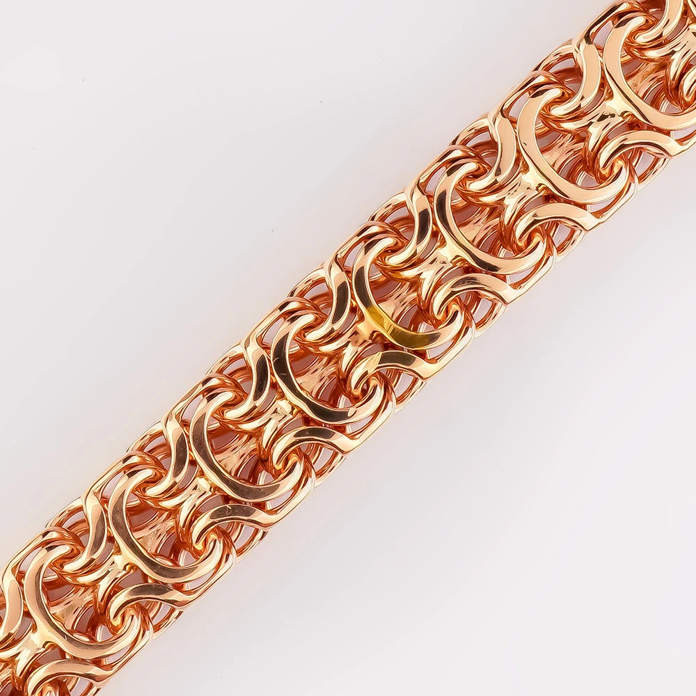 Браслет из красного золота 585 пробы