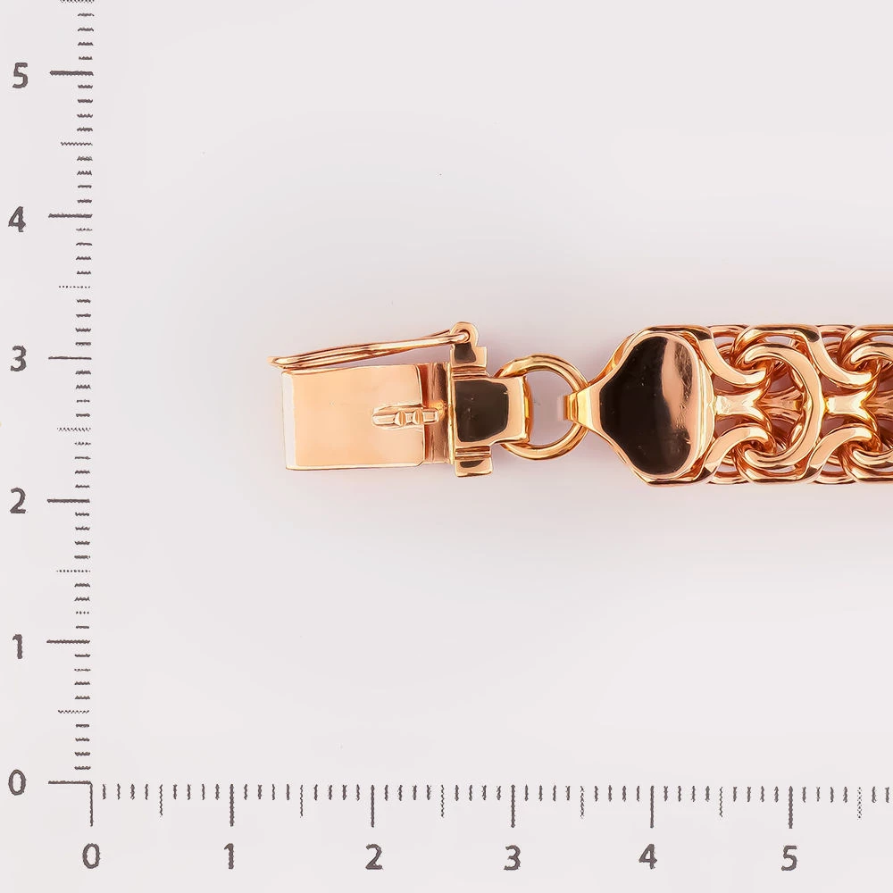 Браслет из красного золота 585 пробы