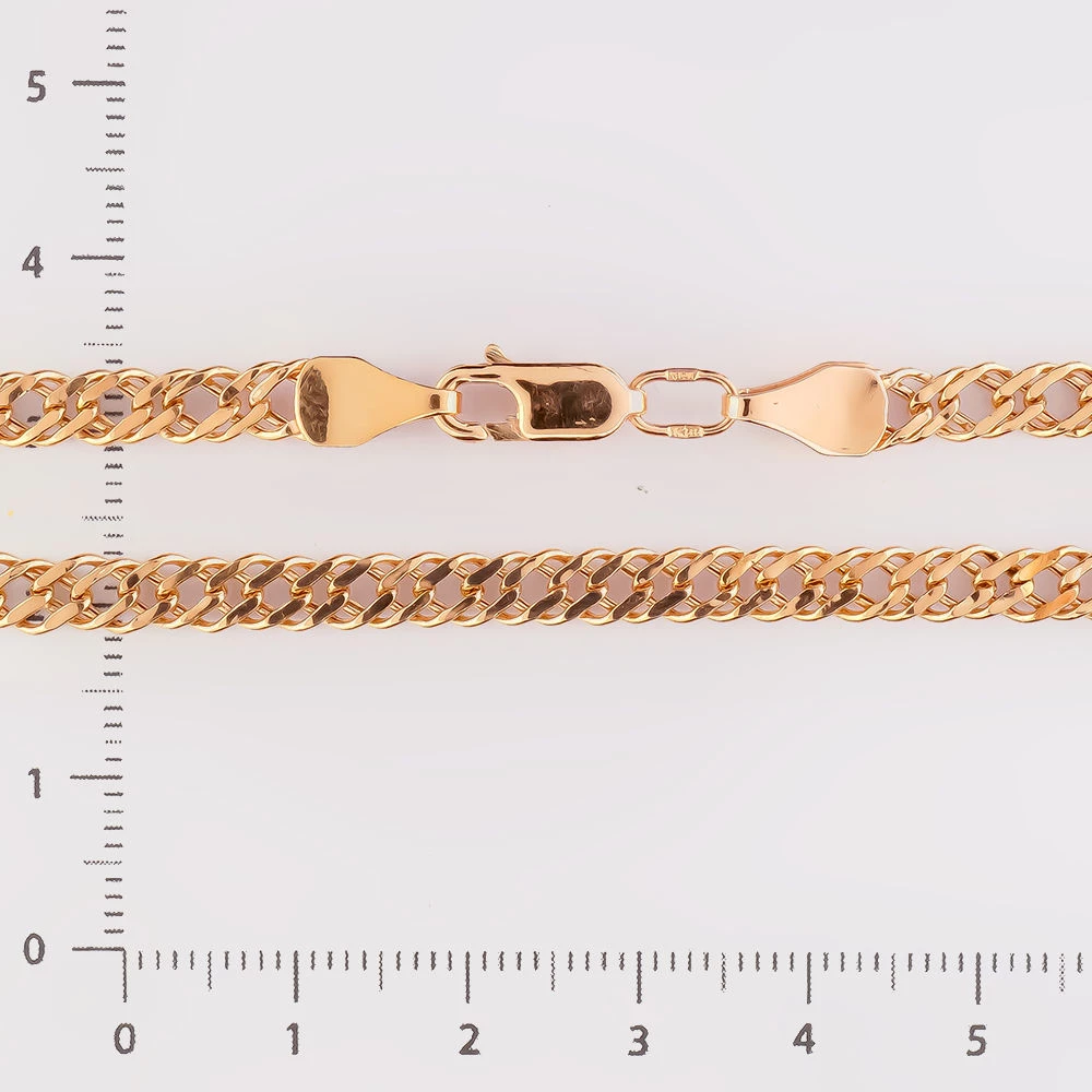 Браслет из красного золота 585 пробы