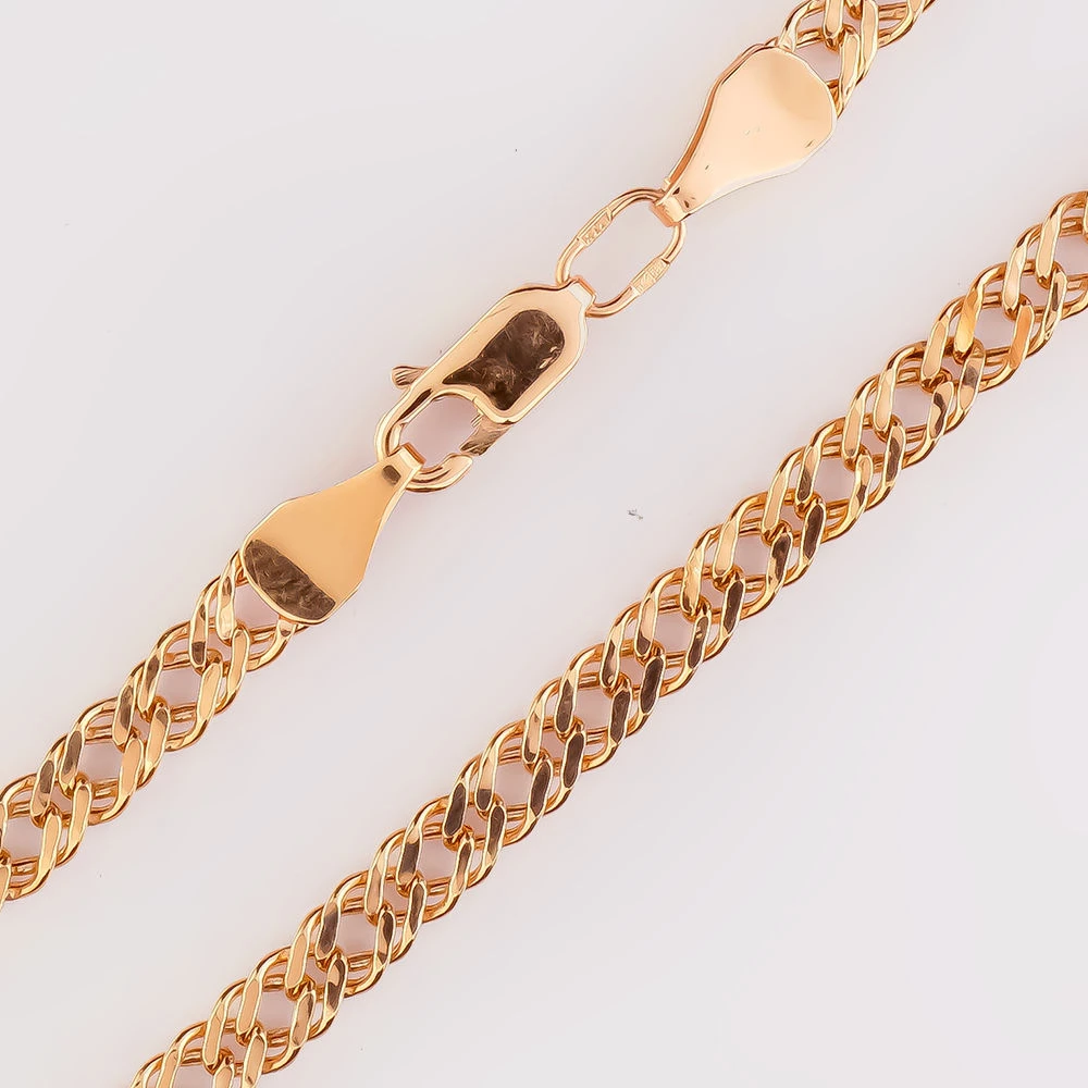 Браслет из красного золота 585 пробы