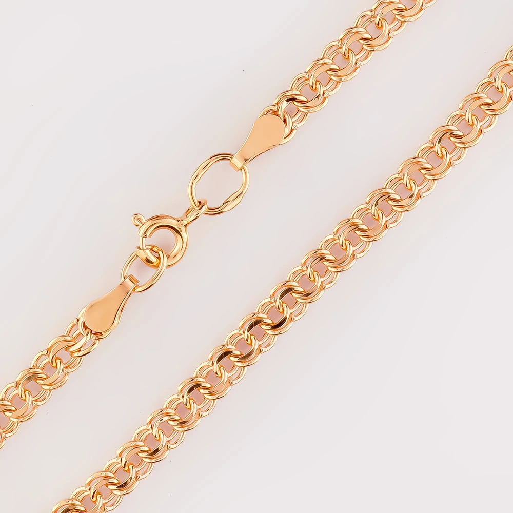 Браслет из красного золота 585 пробы