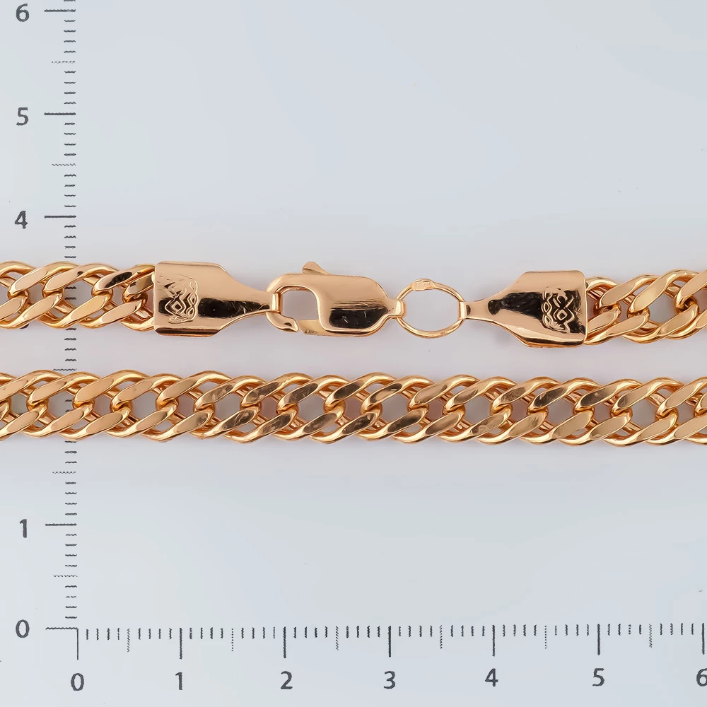 Браслет из красного золота 585 пробы