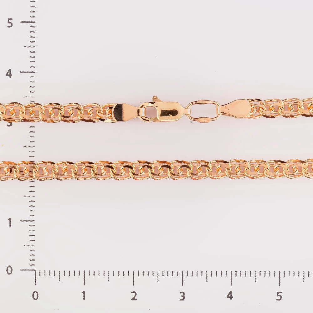 Браслет из красного золота 585 пробы