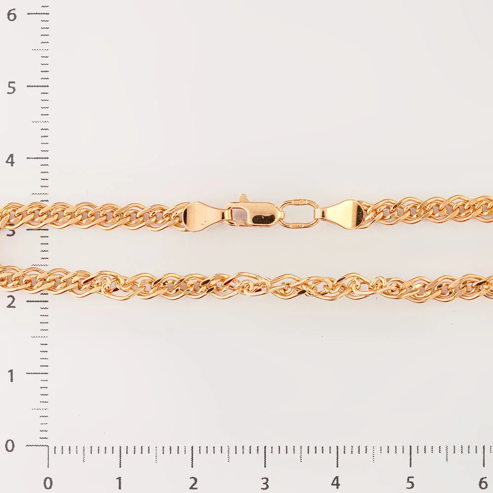 Браслет из красного золота 585 пробы