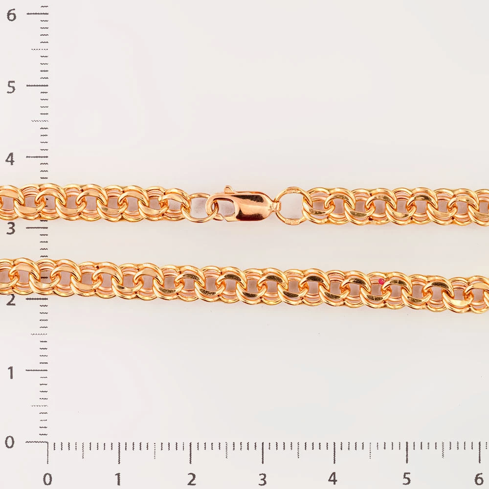 Браслет из красного золота 585 пробы