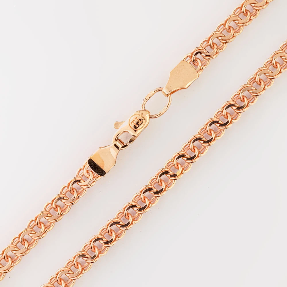 Браслет из красного золота 585 пробы