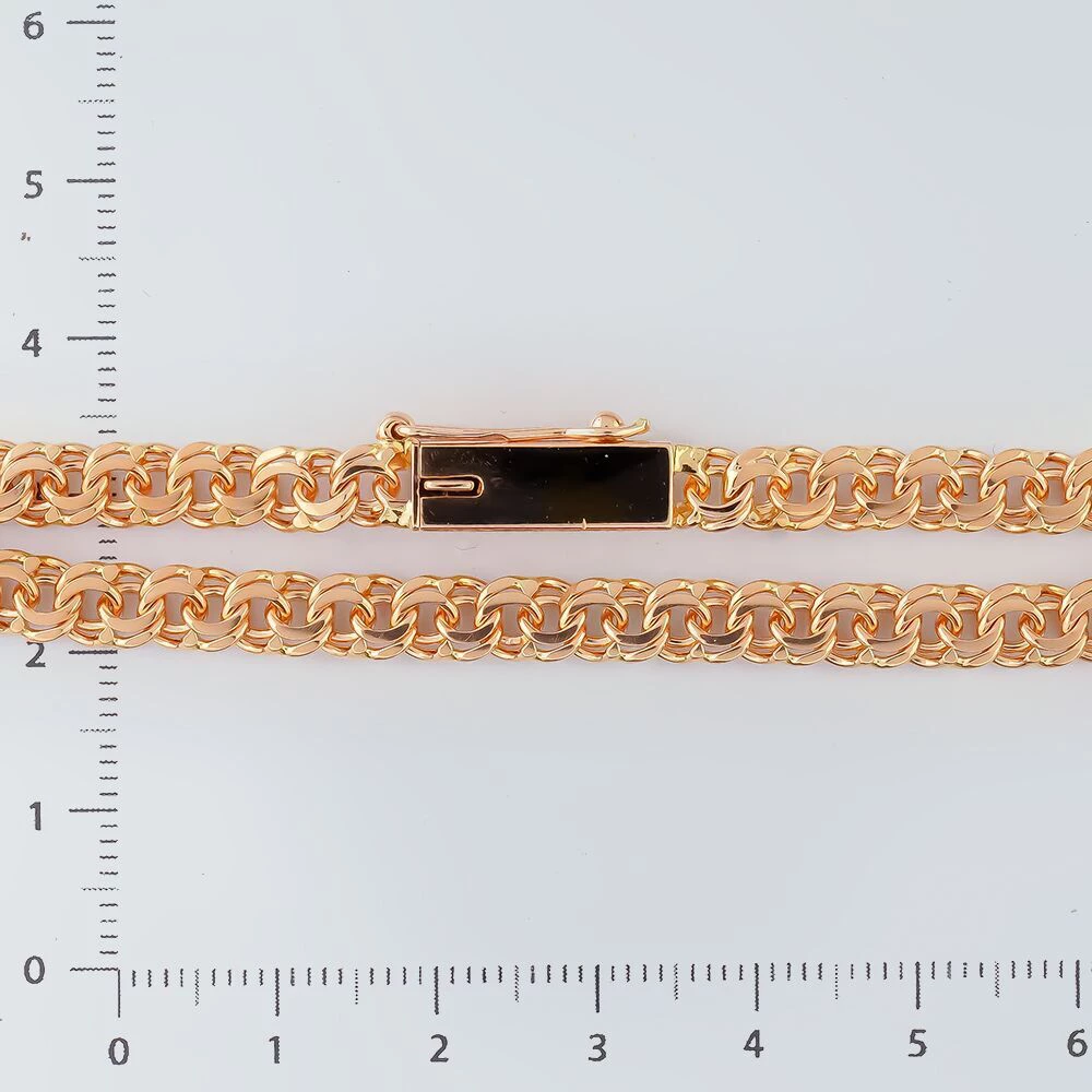 Браслет из красного золота 585 пробы