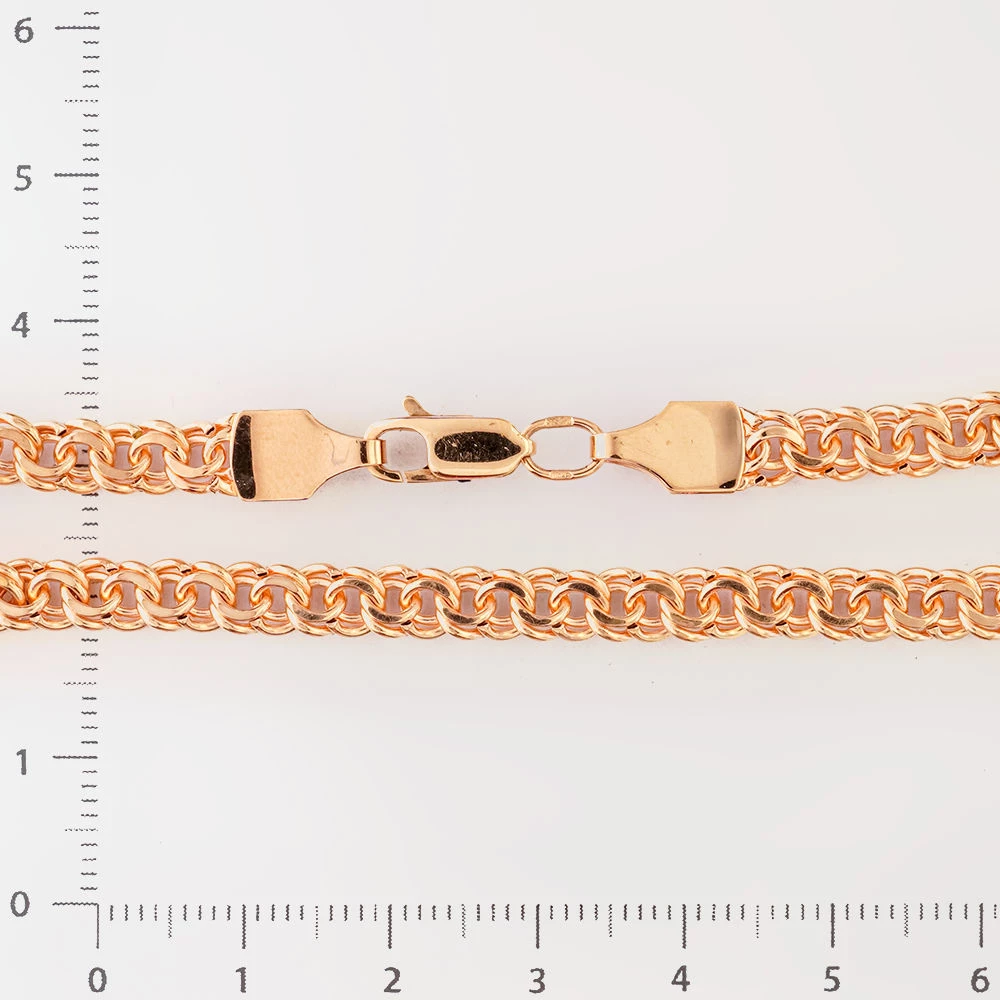 Браслет из красного золота 585 пробы