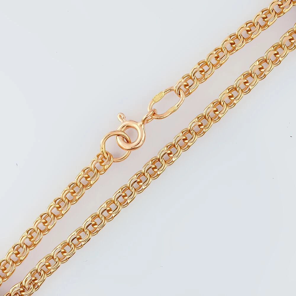 Браслет из красного золота 585 пробы