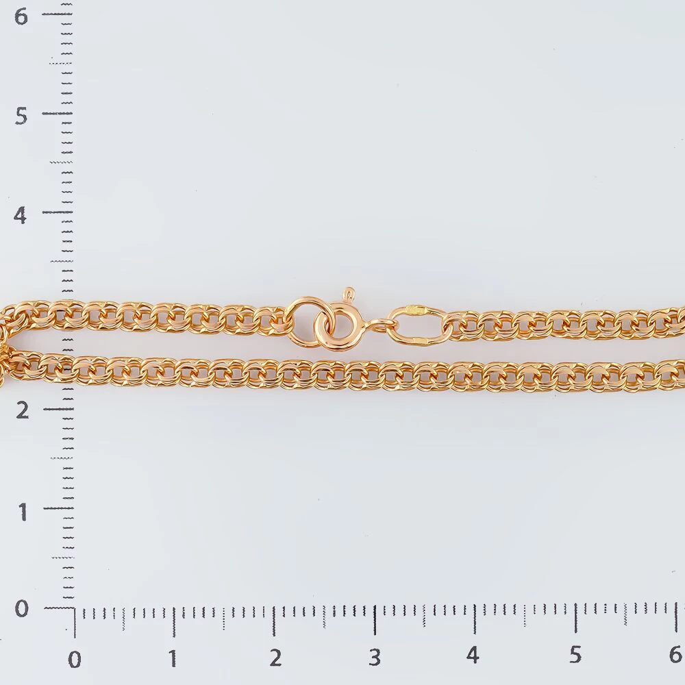 Браслет из красного золота 585 пробы